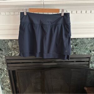 Athleta Laser Run Skort, Navy,size small